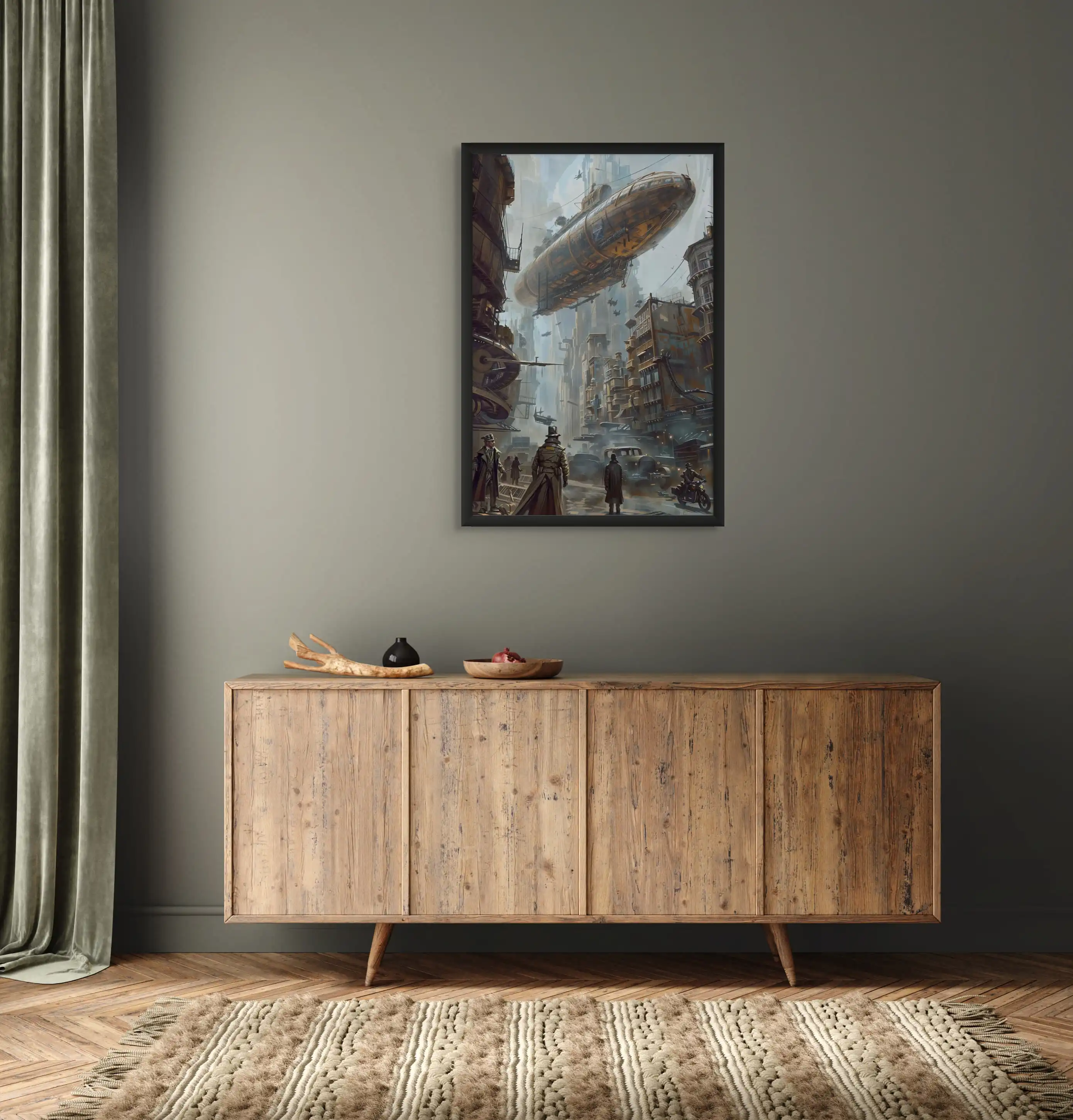 Affiche Dirigeable Steampunk — une Déco Unique et Originale - Image 12