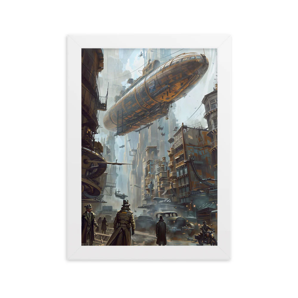 Affiche Dirigeable Steampunk — une Déco Unique et Originale - Image 7