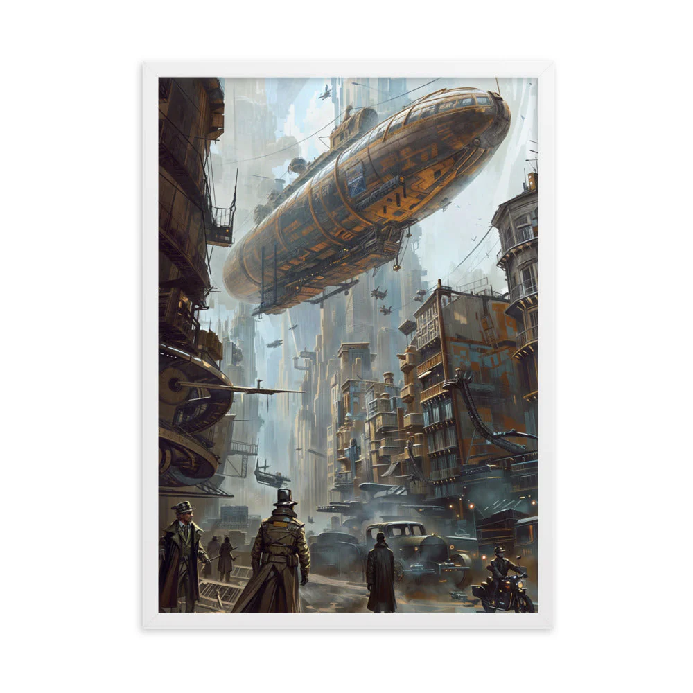 Affiche Dirigeable Steampunk — une Déco Unique et Originale - Image 9