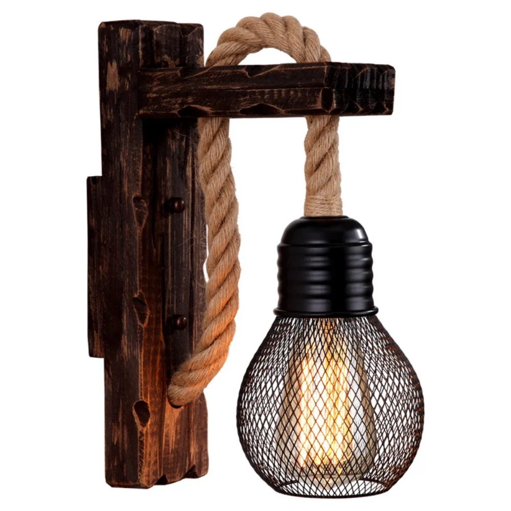 Applique Bois Brûlé Steampunk - Corde et Edison