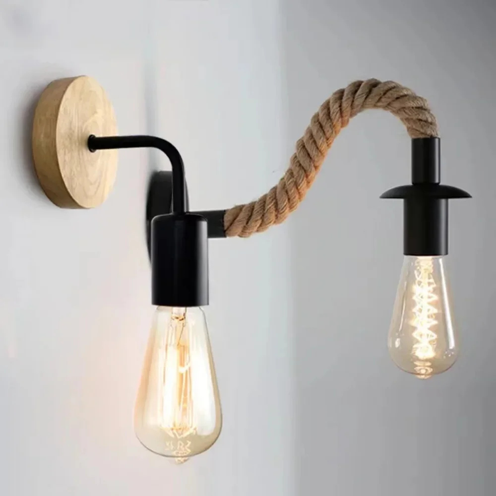 Applique Murale Corde Steampunk - Edison Rustique - Image 5