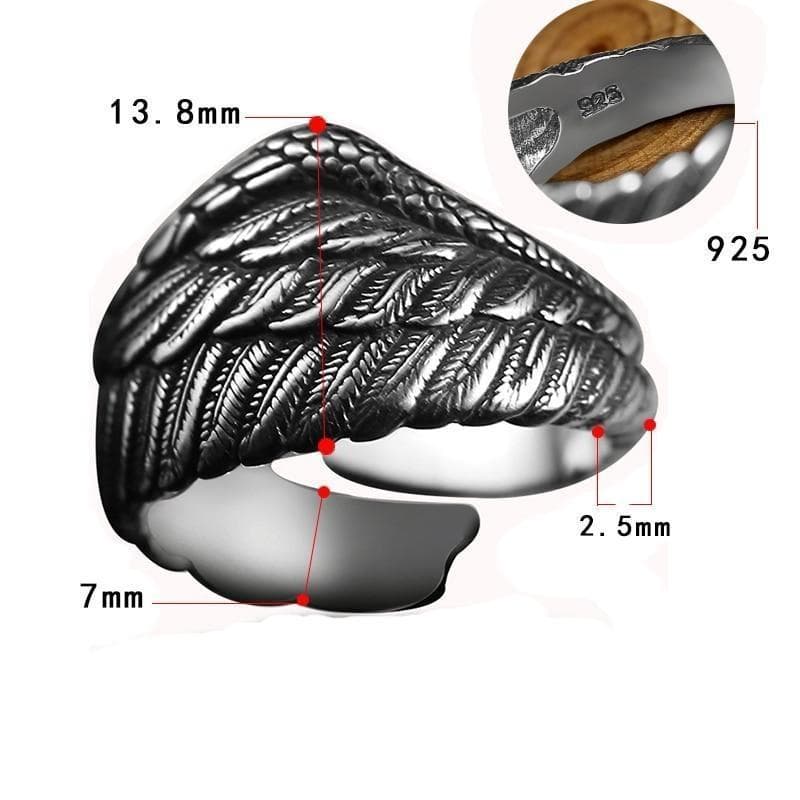 Bague Ailes D'ange — Gardien Steampunk - Image 5
