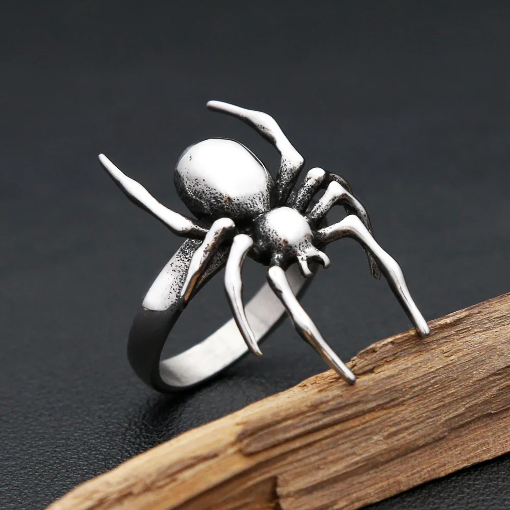 Bague Araignée Punk - Acier Gothique - Image 3