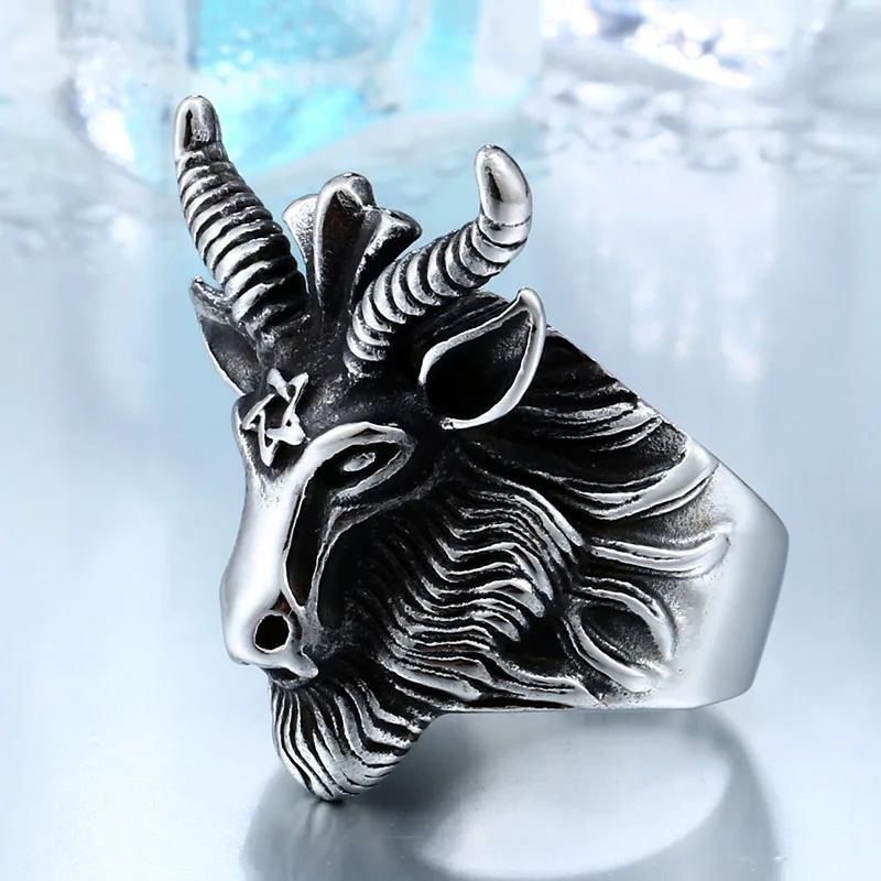 Bague Baphomet Skull - Image 6