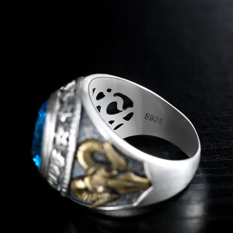 Bague Celtique Homme — Agneau Celtique - Image 3