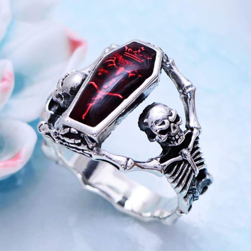 Bague Cercueil — Gothique Punk - Image 4