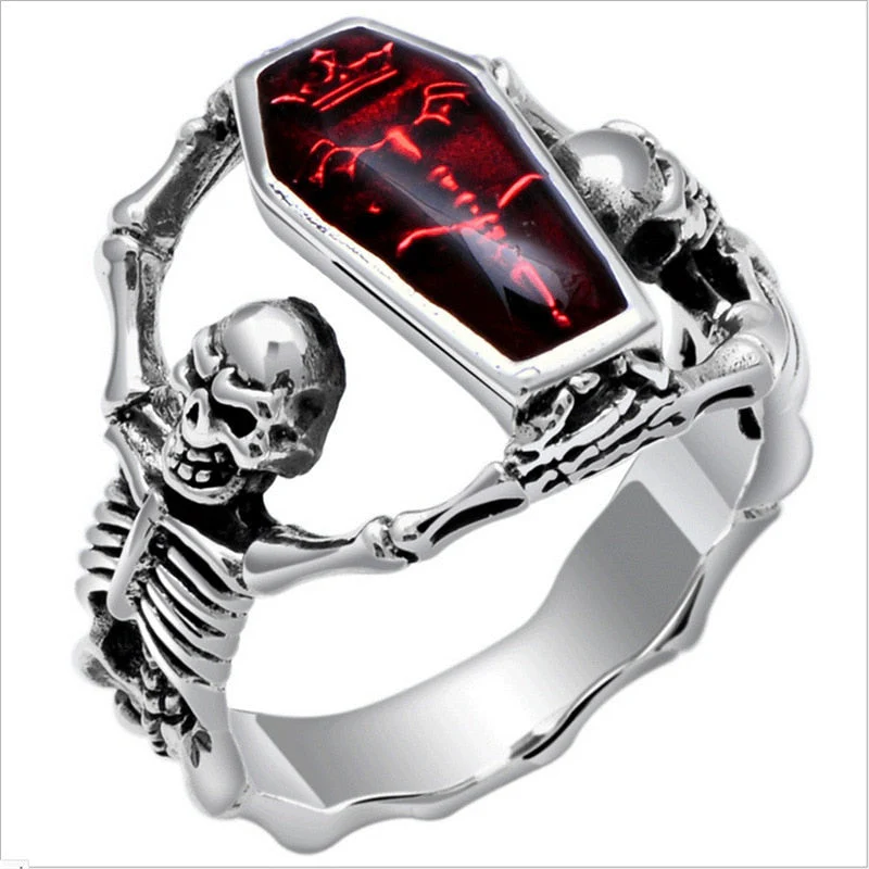 Bague Cercueil — Gothique Punk - Image 5