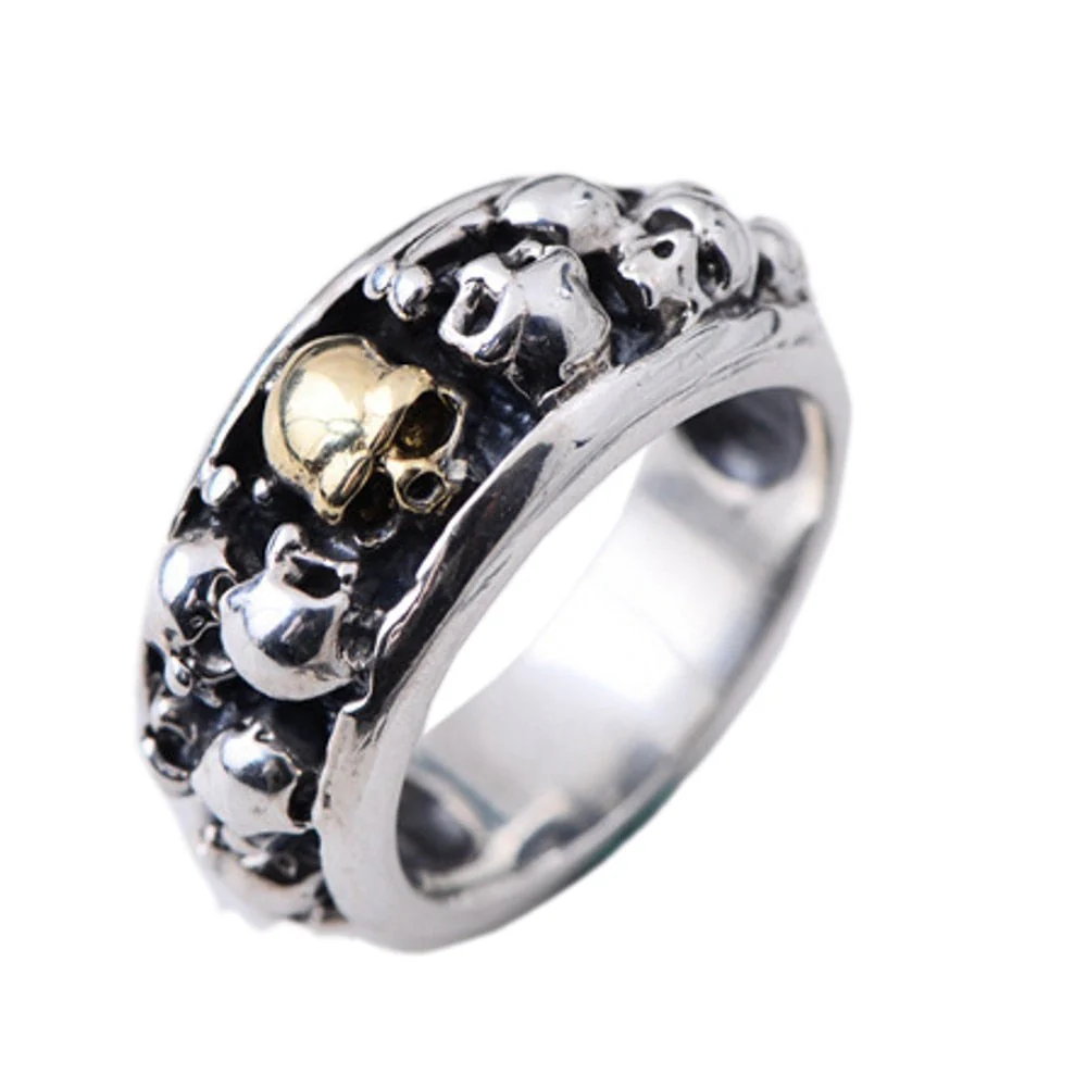 Bague Argent Gothique — Sépulcre