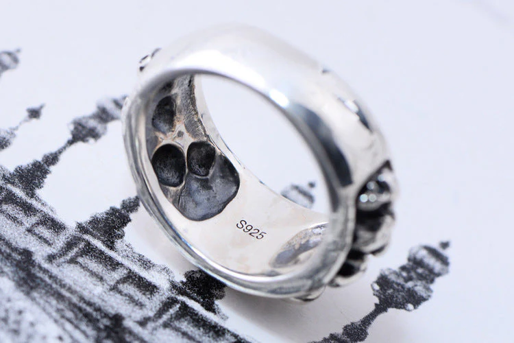 Bague Argent Gothique — Sépulcre - Image 13