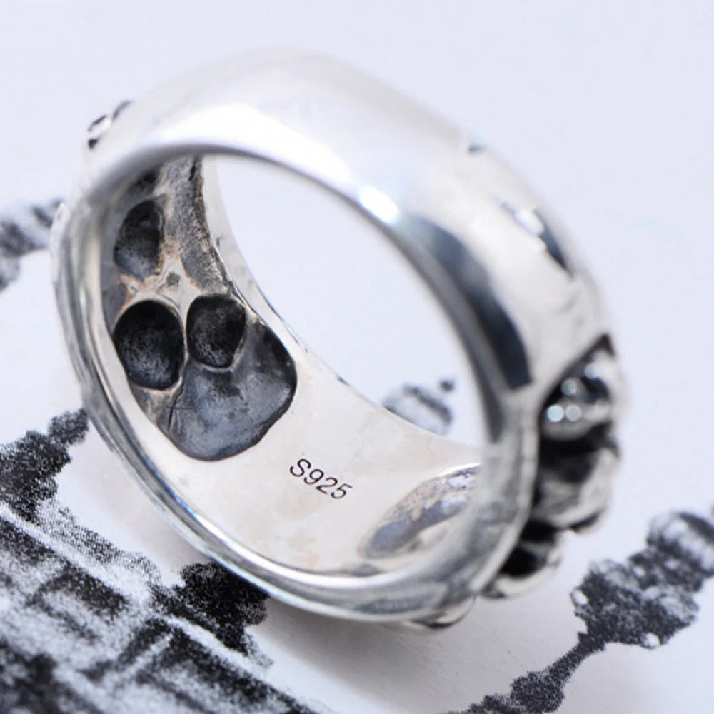 Bague Argent Gothique — Sépulcre - Image 3