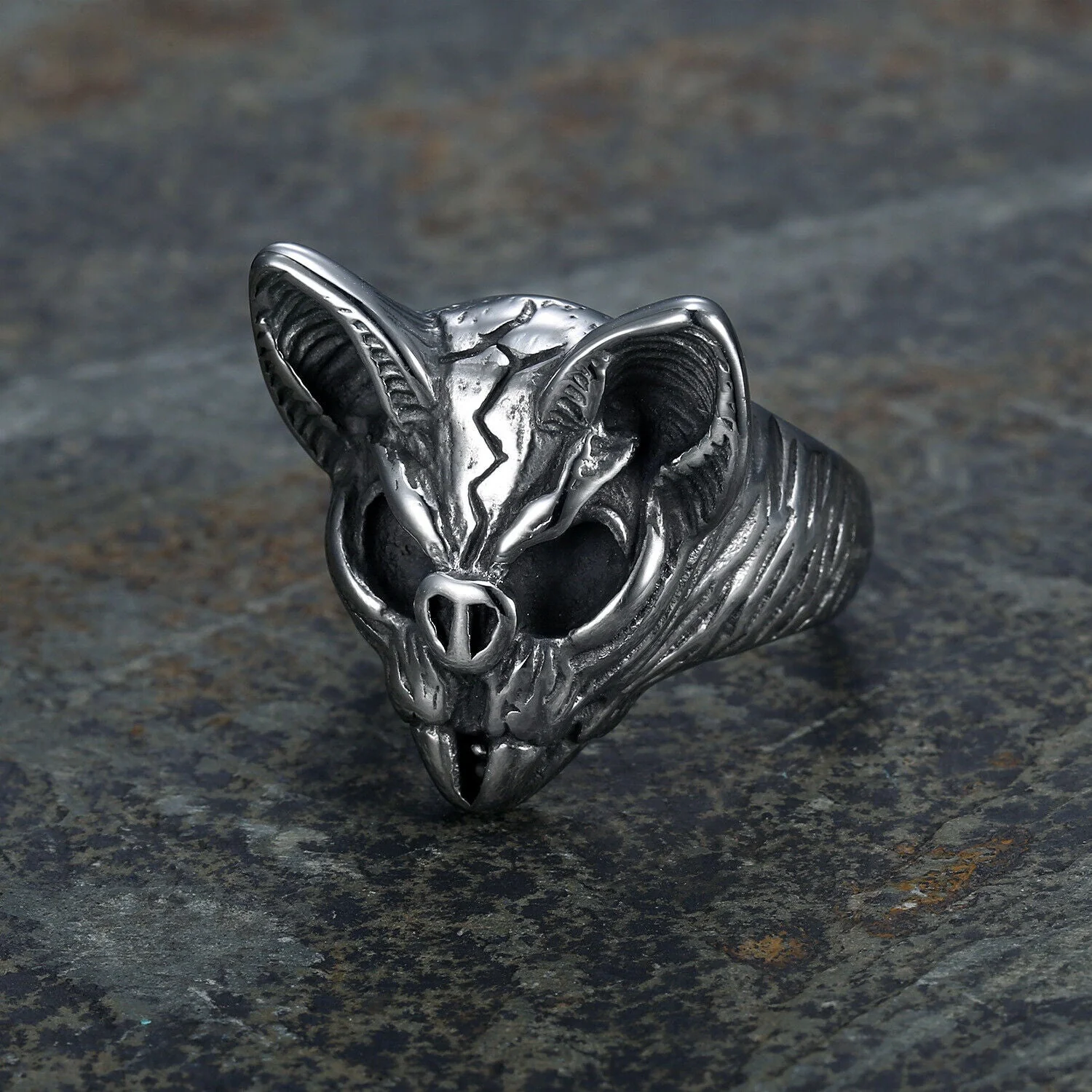 Bague Chauve Souris Gothique - Image 5