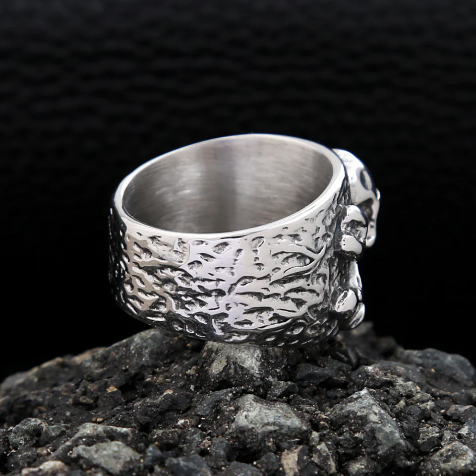 Bague Crâne Pirate - Os Croisés Punk - Image 9
