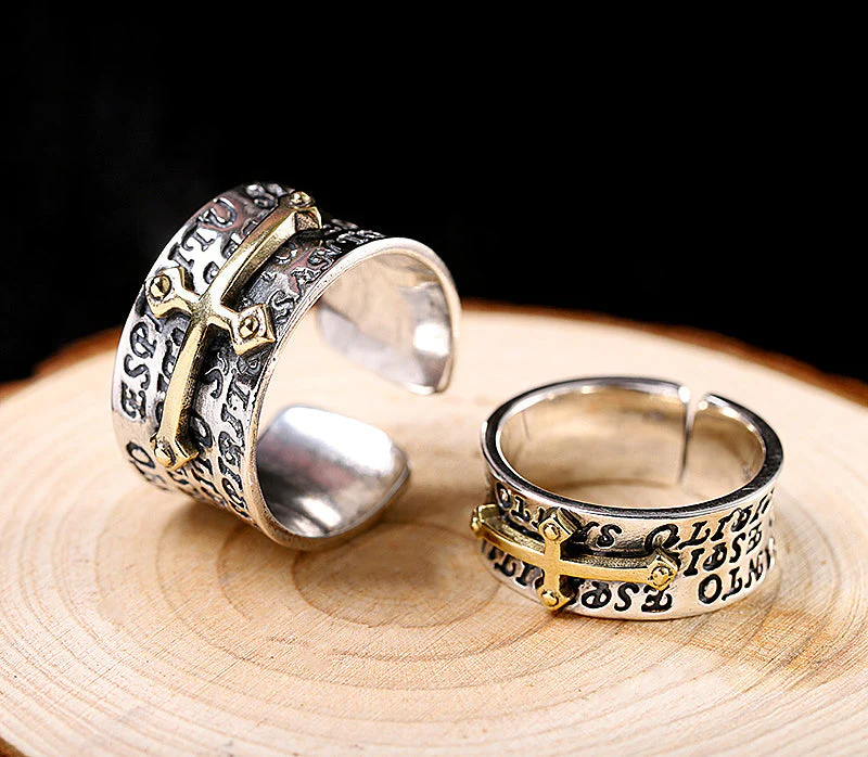 Bague Croix Argent — In Nomine Domini - Image 7