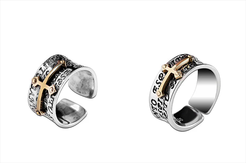 Bague Croix Argent — In Nomine Domini - Image 9