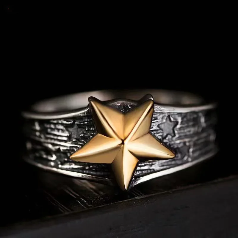 Bague Etoile — Argent Steampunk - Image 2