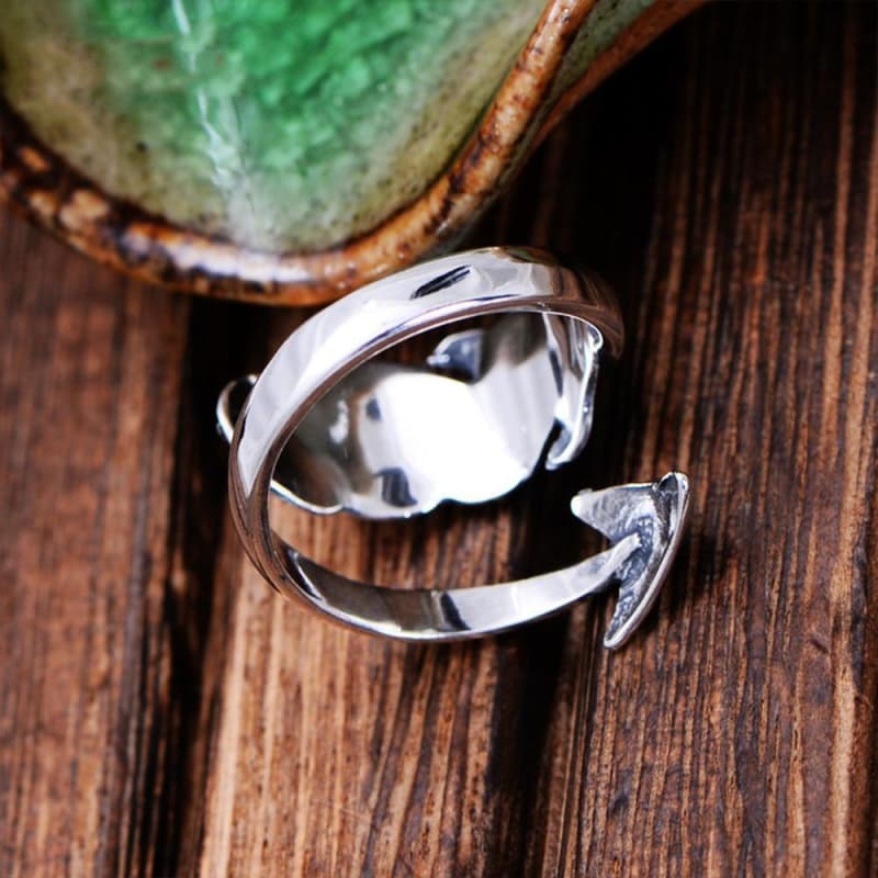 Bague Flèche d' Argent Steampunk - Image 4