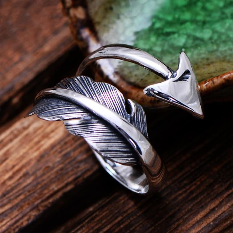 Bague Flèche d' Argent Steampunk - Image 5
