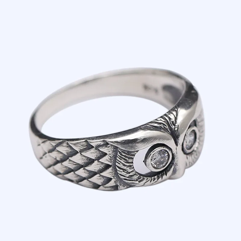 Bague Hibou Argent — Steampunk Style - Image 3