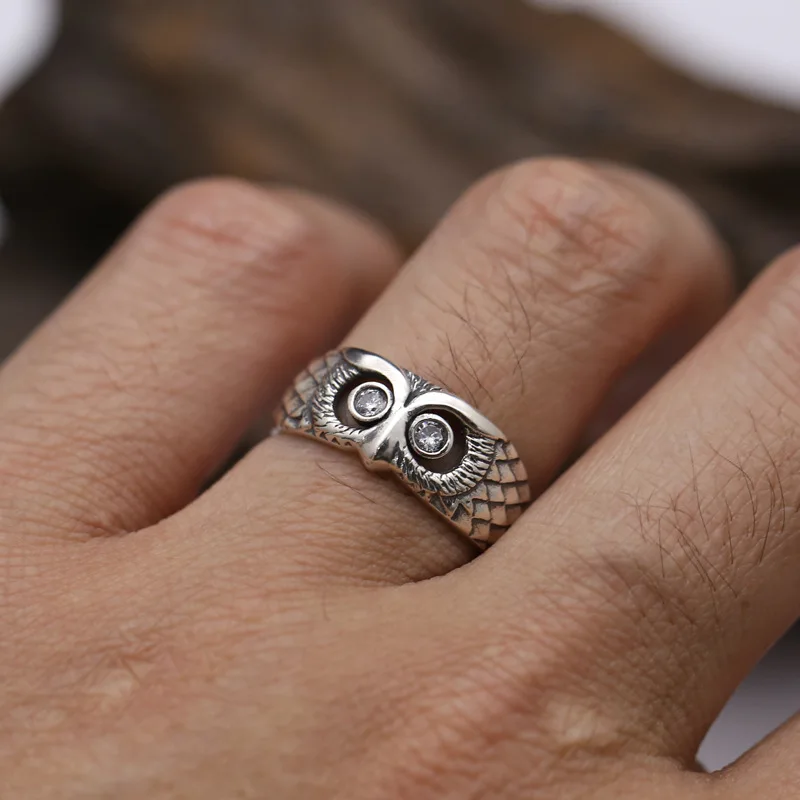 Bague Hibou Argent — Steampunk Style - Image 5