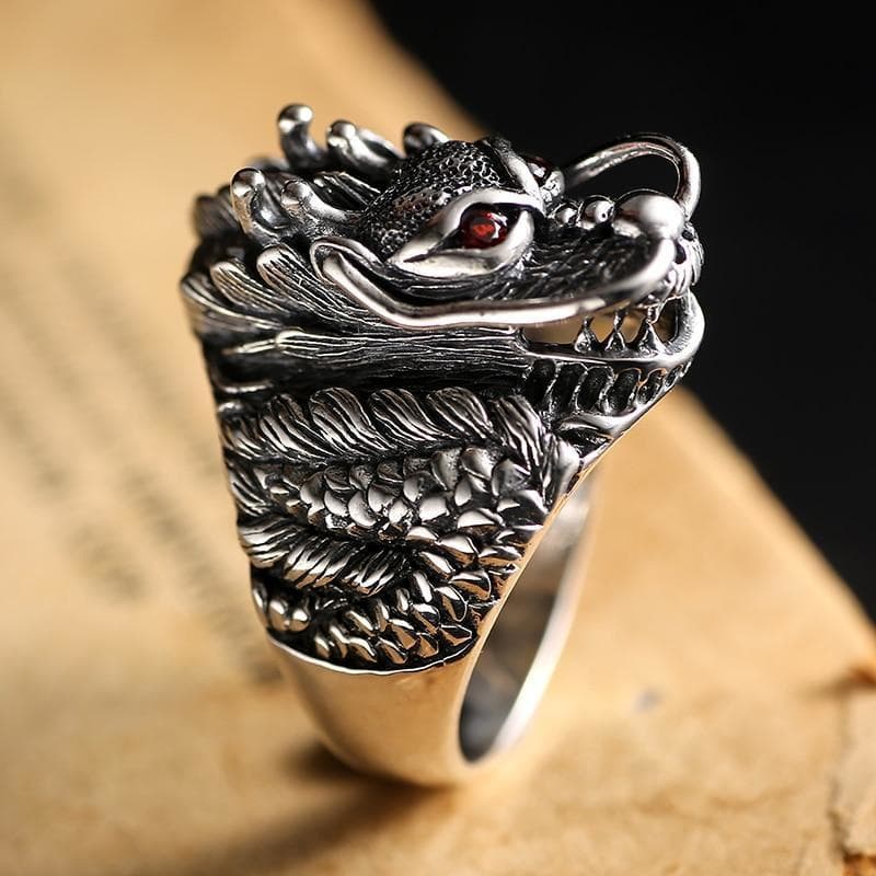 Bague Dragon Argent — Chinese Style - Image 2