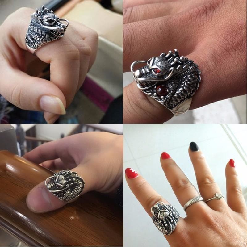 Bague Dragon Argent — Chinese Style - Image 4