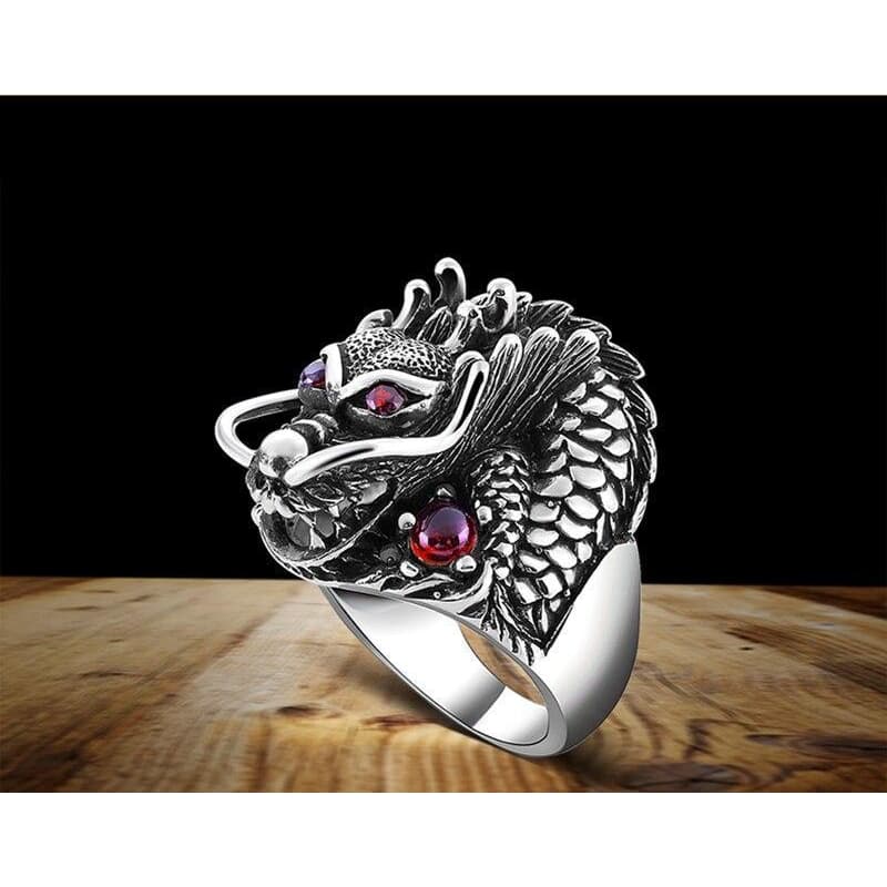 Bague Dragon Argent — Chinese Style - Image 5