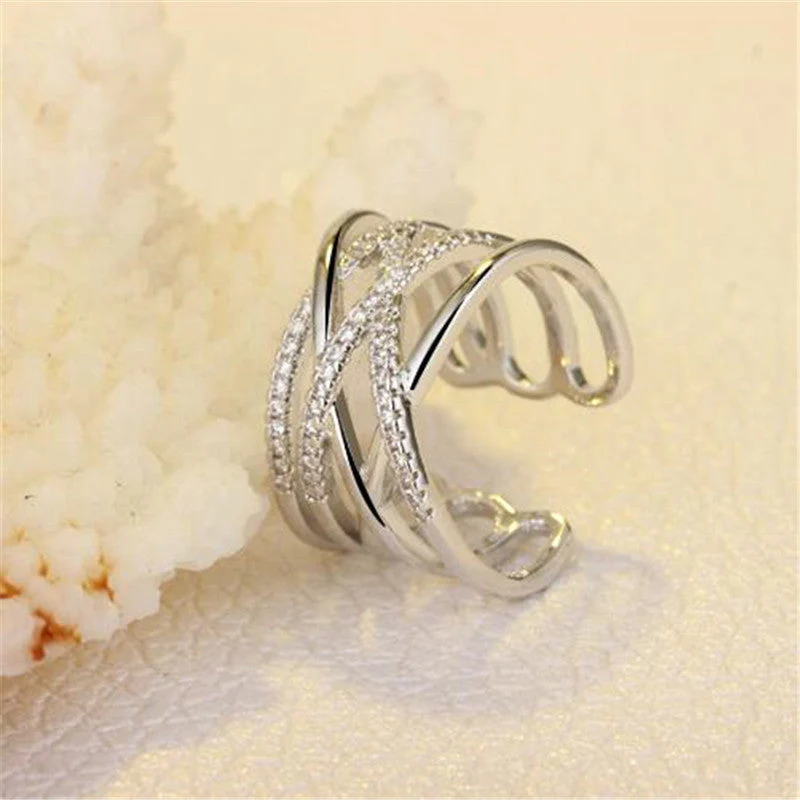 Bague Femme Large Argent — Méli Mélo - Image 10