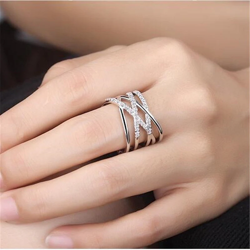 Bague Femme Large Argent — Méli Mélo - Image 6