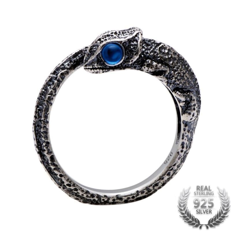 Bague Steampunk Lézard Enroulé