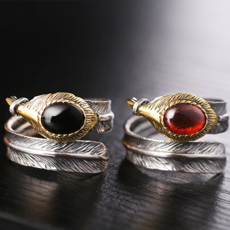 Bague Plume Argent - Image 4