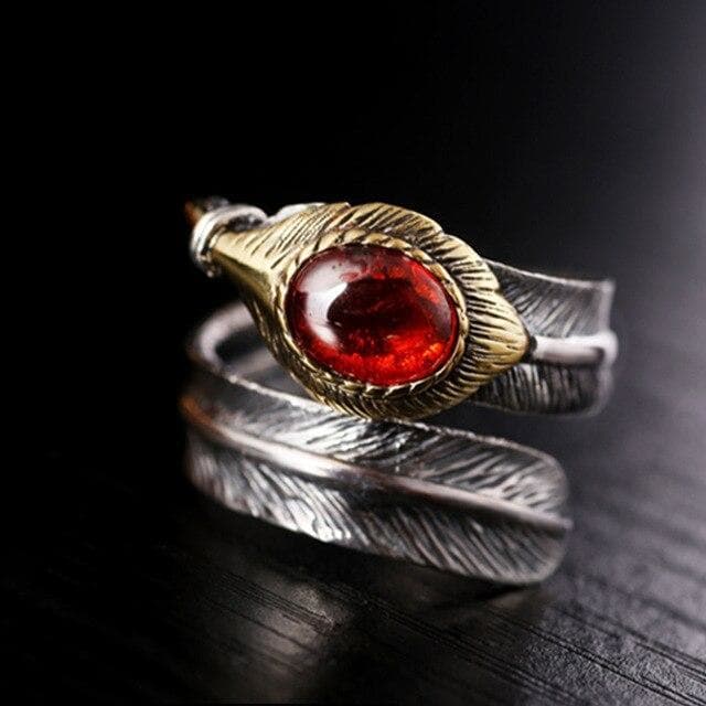 Bague Plume Argent - Image 7