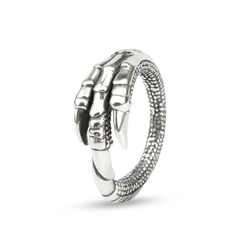 Bague Serre d' Aigle Argent — Steampunk Style - Image 6