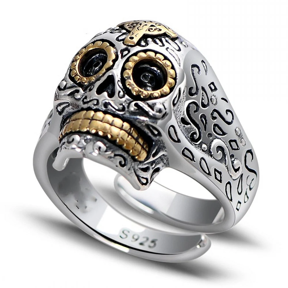 Bague Homme Steampunk — Skeleton