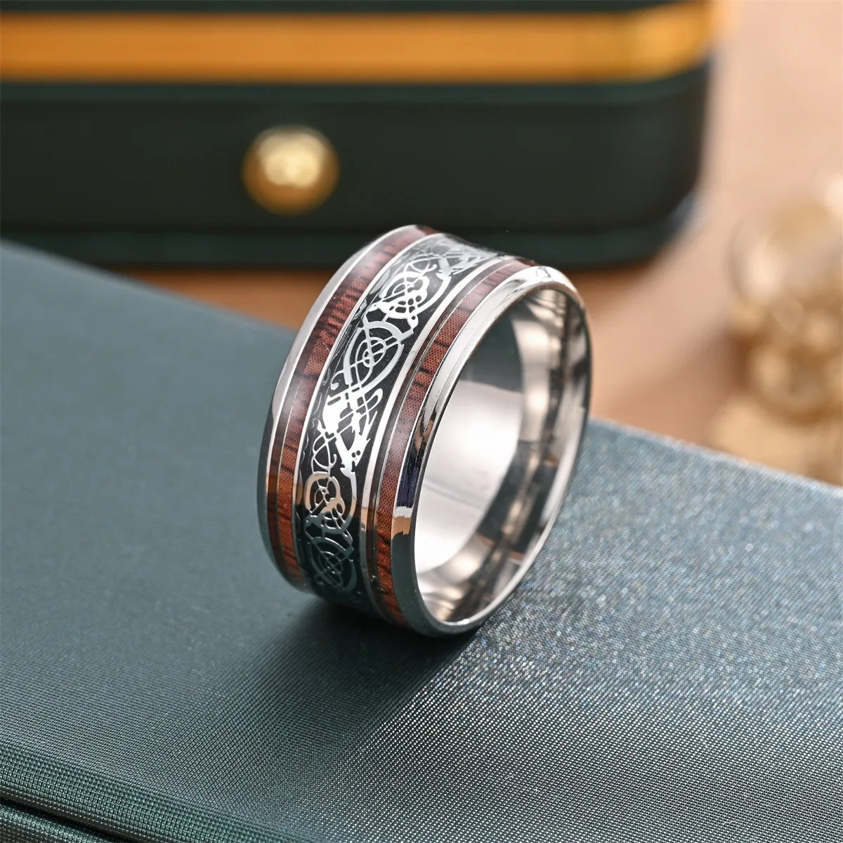Bague Steampunk Engrenages — Acier Inoxydable - Image 4