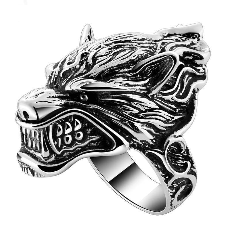 Bague Tête de Loup — Fenrir
