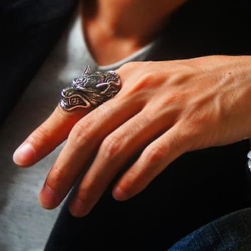 Bague Tête de Loup — Fenrir - Image 3