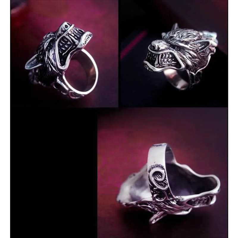 Bague Tête de Loup — Fenrir - Image 4
