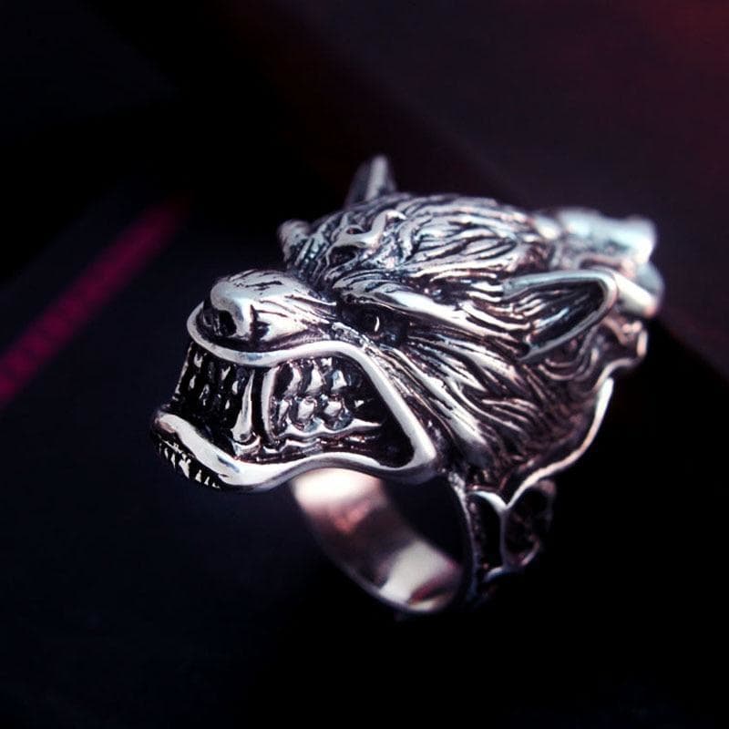 Bague Tête de Loup — Fenrir - Image 5