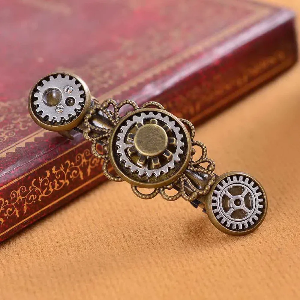 Barettte Cheveux Steampunk - Image 3