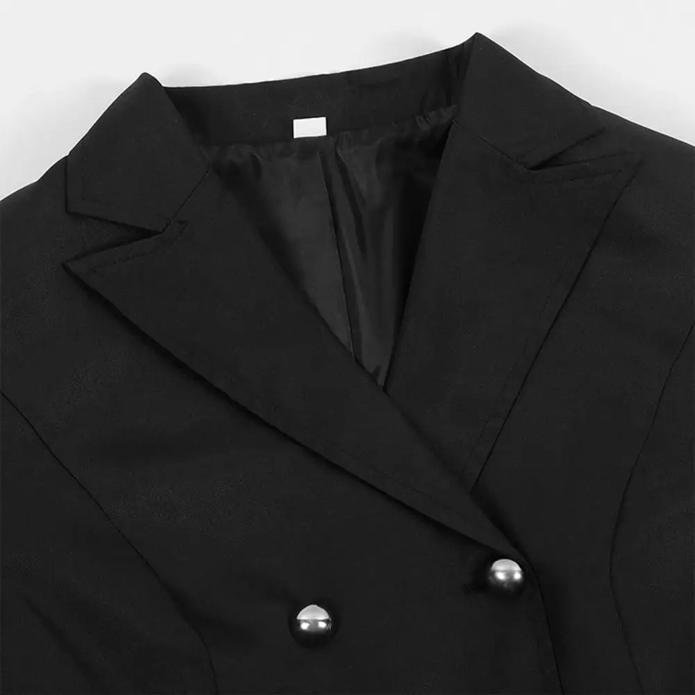 Blazer Gothique Femme à Volant Dentelle — Dos Corseté - Image 16