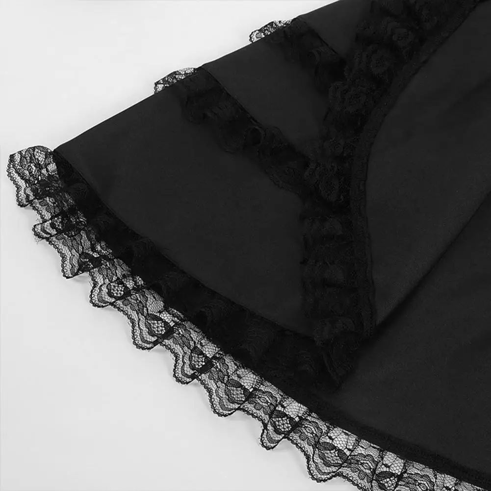Blazer Gothique Femme à Volant Dentelle — Dos Corseté - Image 17