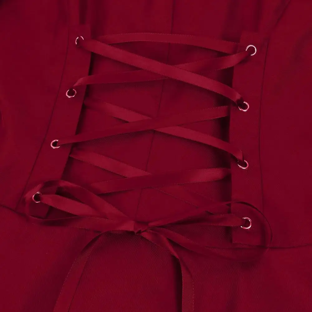 Blazer Gothique Femme à Volant Dentelle — Dos Corseté - Image 19