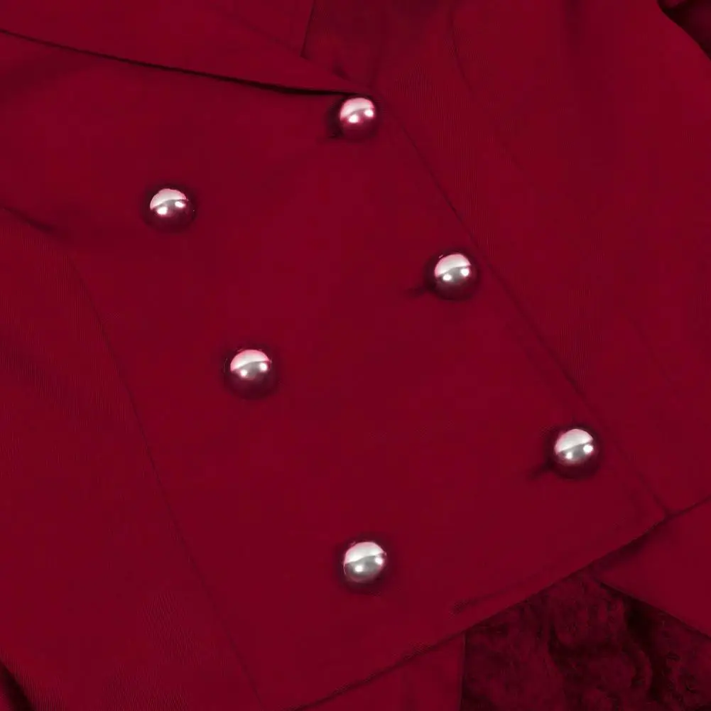 Blazer Gothique Femme à Volant Dentelle — Dos Corseté - Image 20