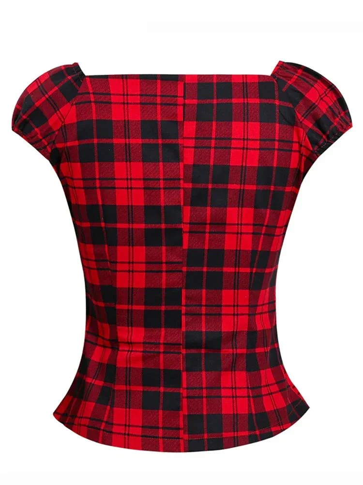 Blouse Tartan Femme — Mary Anning - Image 2