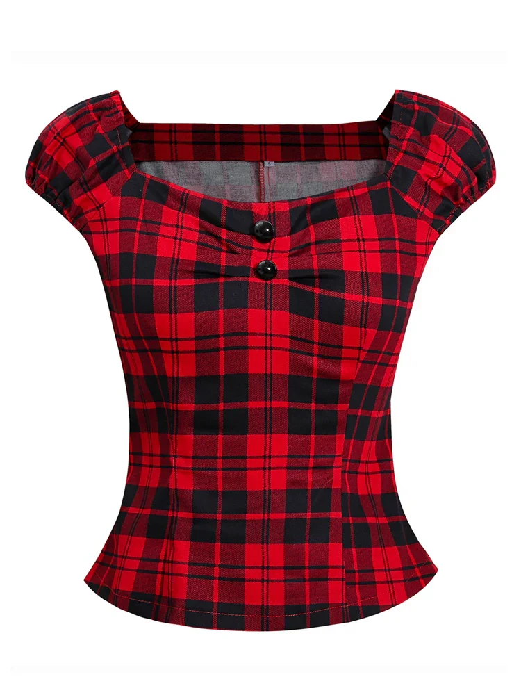 Blouse Tartan Femme — Mary Anning - Image 4
