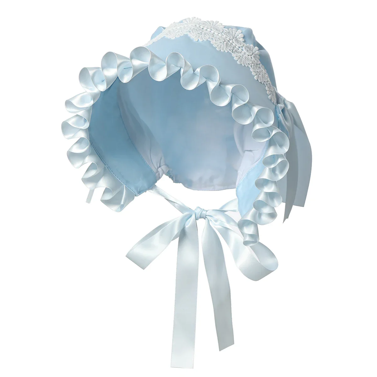 Bonnet Victorien Femme - Style Français Lolita Demoiselle d'Honneur - Image 11