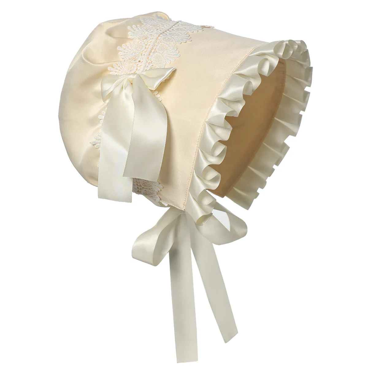 Bonnet Victorien Femme - Style Français Lolita Demoiselle d'Honneur - Image 12