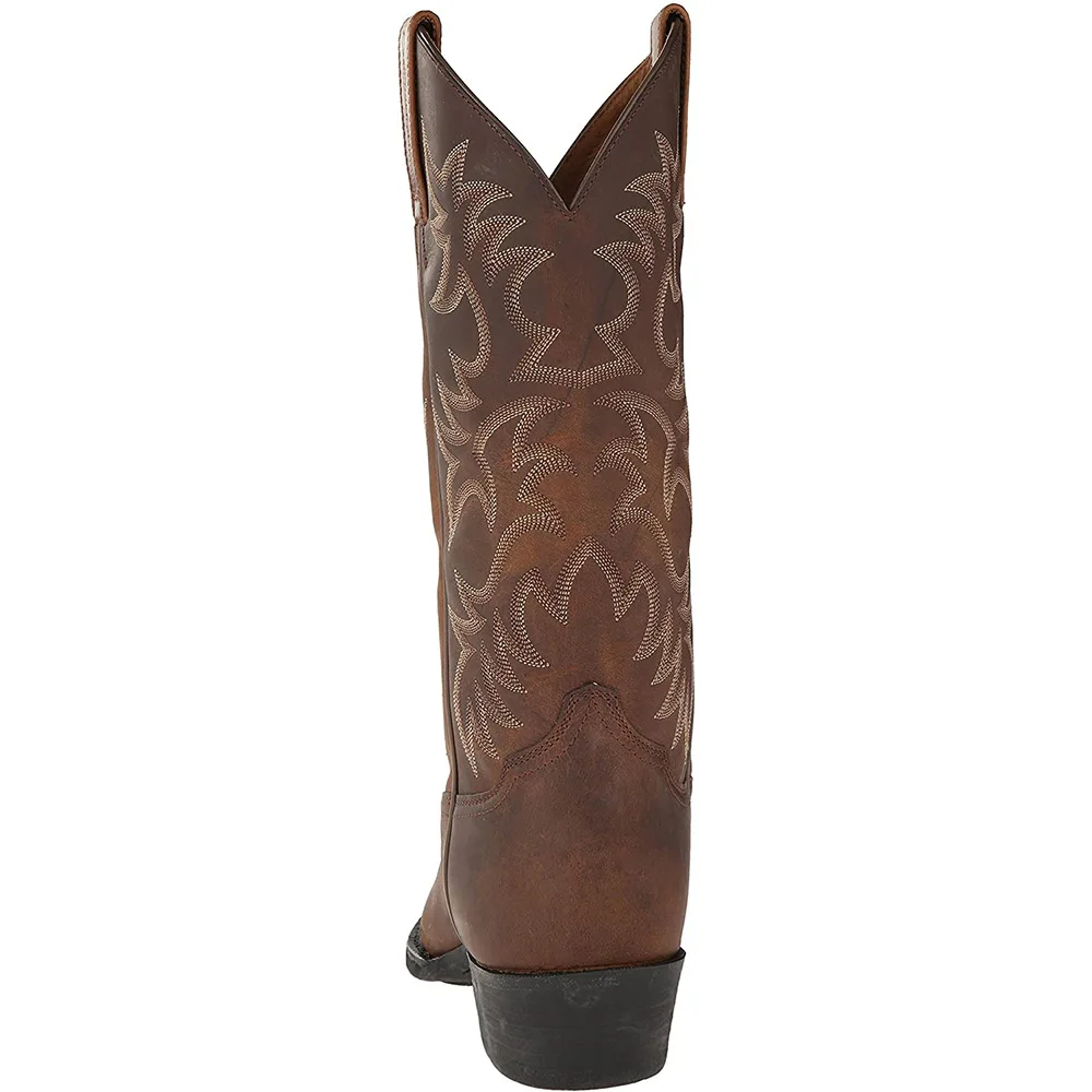 Bottes Cowboy Cattlepunk Homme - Hautes Brodées Cuir Vintage - Image 11