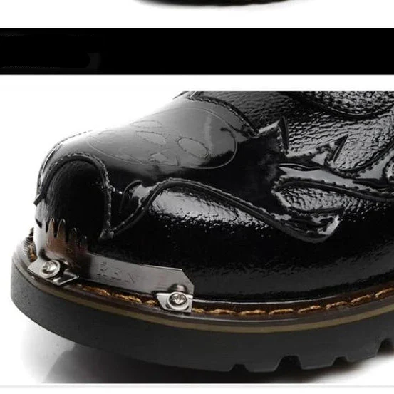 Bottes Moto Steampunk Homme - Boucles Punk - Image 10