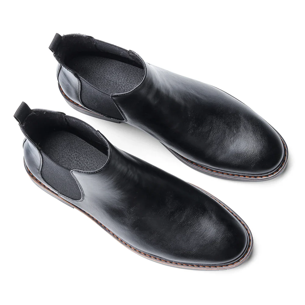 Bottines Chelsea Cuir Homme — Style Rétro Gentleman 4 Coloris - Image 31